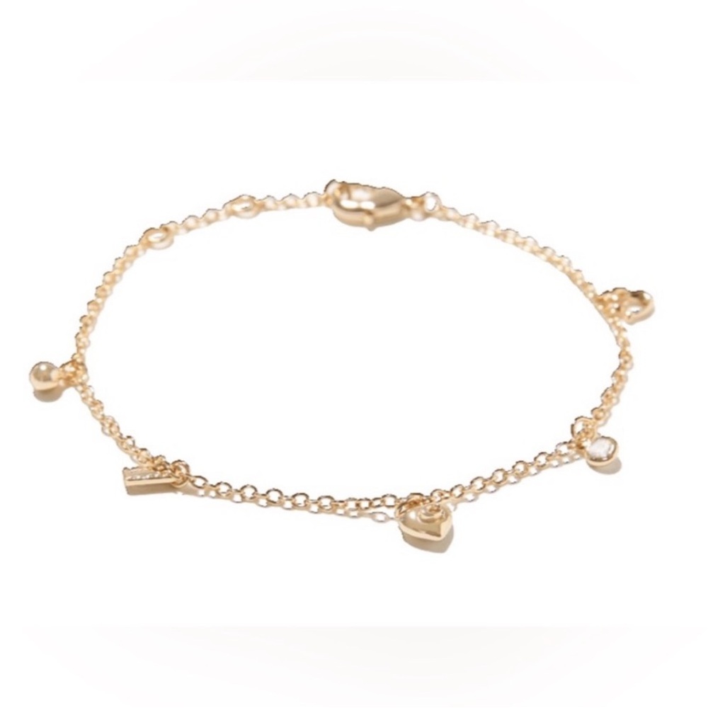 Coach Gold Charm Bracelet